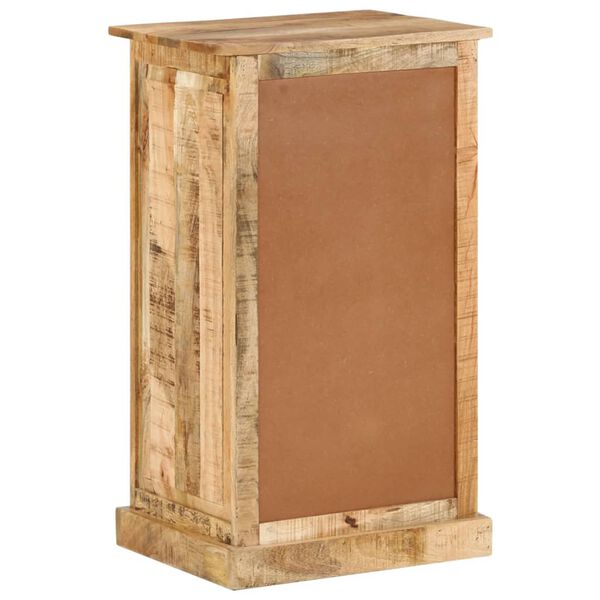 vidaXL Armoire &agrave; chaussures 4 niveaux avec tiroir Bois manguier brut