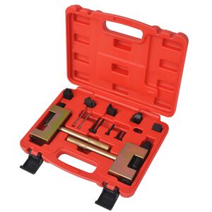 vidaXL Kit d'outils de rivetage de cha&icirc;nes de distribution Mercedes