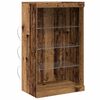 vidaXL Buffet LED Bois ancien 60,5 x 37 x 100 cm Bois d'ing&eacute;nierie