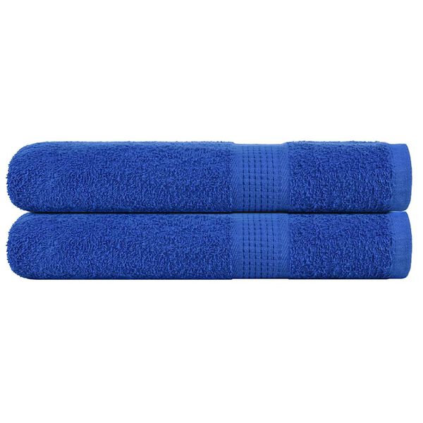 vidaXL Serviettes de sauna FROGN 2 pcs bleu 80x200 cm 360 g/m²