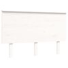 vidaXL Cadre de lit sans matelas blanc 120x200 cm bois de pin massif