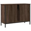 vidaXL Armoire lavabo de salle de bain ch&ecirc;ne marron 80x30x60 cm