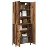 vidaXL Haut Armoire 2 pcs Bois ancien Bois d'ing&eacute;nierie