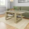vidaXL Table basse chêne sonoma 110x55x42 cm bois d'ingénierie