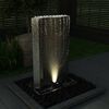 vidaXL Fontaine de jardin Argent&eacute; 60,2x37x122,1 cm Acier inoxydable