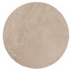 vidaXL Tapis HUARTE &agrave; poils courts doux et lavable sable &Oslash; 120 cm