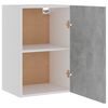 vidaXL Armoire suspendue "Lyon" Gris béton 39,5 x 31 x 60 cm Bois d'ingénierie