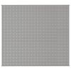 vidaXL Couverture lest&eacute;e Gris 200x225 cm 13 kg Tissu