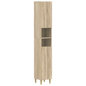 vidaXL Armoire de Salle de Bain avec &Eacute;tag&egrave;re Ouverte DELFT