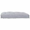 vidaXL Coussin de canap&eacute; sur palette Gris 120 x 80 x 12 cm Tissu