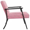 vidaXL fauteuil Rose 59 x 75 x 78 cm Velours