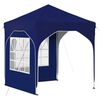 vidaXL Tente de f&ecirc;te pop-up 192 x 192 x 245 cm Bleu