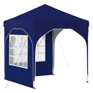 vidaXL Tente de f&ecirc;te pop-up 192 x 192 x 245 cm Bleu
