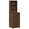 vidaXL Table de Toilette Marron 78.5 x 41 x 135 cm Bois d'ing&eacute;nierie
