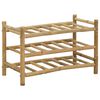 vidaXL &Eacute;tag&egrave;re &agrave; vin Naturel 57 x 29,5 x 36 cm Bambou