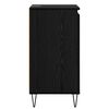 vidaXL Buffet Ch&ecirc;ne noir 40 x 35 x 70 cm Bois d'ing&eacute;nierie
