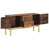 vidaXL Buffet 120x29x60 cm Bois de manguier massif