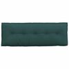 vidaXL Coussin de Dos Vert fonc&eacute; 140 x 19 x 50 cm tissu