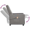 vidaXL Fauteuil électrique de massage Gris clair Tissu