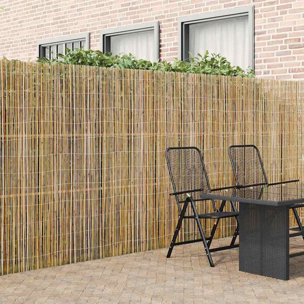 vidaXL Cl&ocirc;ture en bambou Naturel 300 x 180 cm Bambou
