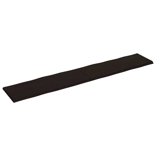 vidaXL Dessus de table bois massif traité bordure assortie
