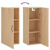 vidaXL Armoire murale ch&ecirc;ne sonoma 34,5x34x90 cm bois d'ing&eacute;nierie