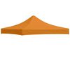 vidaXL Toit de tente de r&eacute;ception 3x3 m Orange 270 g/m&sup2;