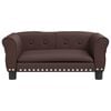 vidaXL Lit pour chien marron 70x45x30 cm similicuir