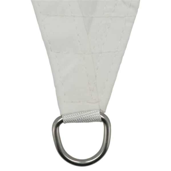 Livin'outdoor Tissu d'ombrage Como Polyester triangle 3,6x3,6 m Blanc