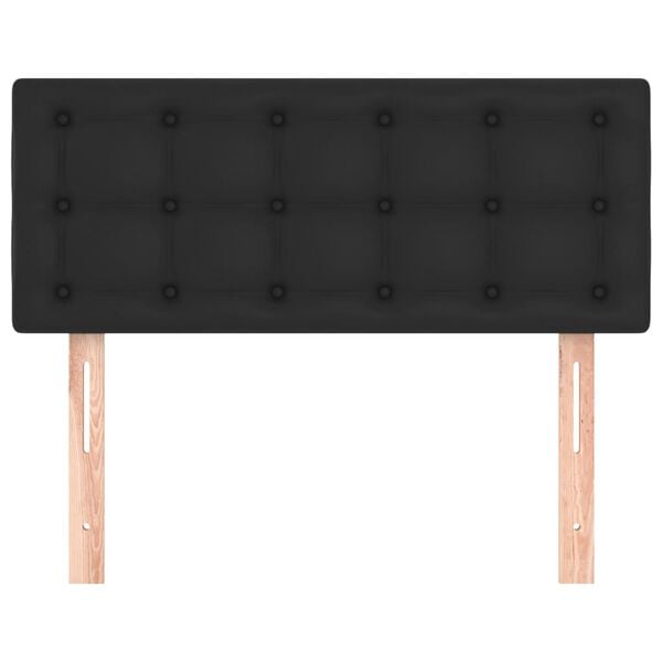 vidaXL Tête de lit Noir 100x5x78/88 cm Similicuir