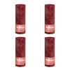 Bolsius Bougies pilier rustiques Shine 4 pcs 190x68 mm Rouge velours