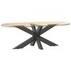 vidaXL Pied de table basse en forme d'araign&eacute;e, anthracite, 98 x 58 x (42-43) cm, acier