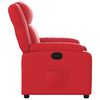 vidaXL Fauteuil inclinable Rouge Similicuir