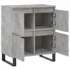 vidaXL Buffet Gris béton 60x35x70 cm Bois d'ingénierie