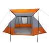 vidaXL Tente de camping Gris et orange 482 x 360 x 227 cm taffetas