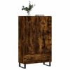 vidaXL Buffet haut chêne fumé 69,5x31x115 cm bois d'ingénierie