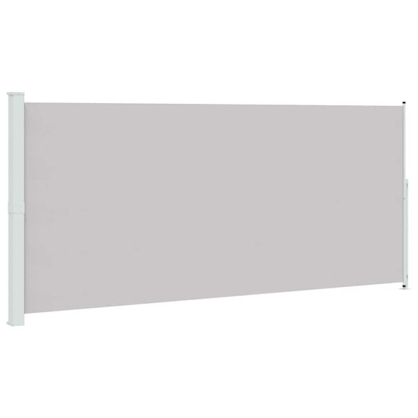 vidaXL Auvent lat&eacute;ral r&eacute;tractable de patio 220x500 cm Gris