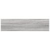 vidaXL &Eacute;tag&egrave;res murales 4 pcs sonoma gris 40x10x1,5 cm bois ing&eacute;nierie