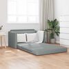 vidaXL Canap&eacute;-Lit 110cm Gris clair tissu