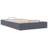 vidaXL Cadre de lit ottoman sans matelas gris foncé 120x190 cm velours