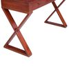 vidaXL Bureau d'ordinateur Marron 115x47x77 cm Bois d'acajou massif