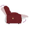 vidaXL Fauteuil de massage inclinable 2 places porte-gobelets bordeaux