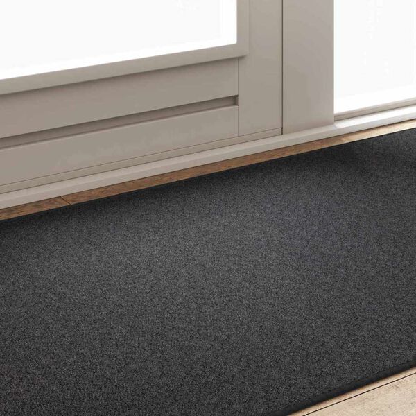 vidaXL Tapis Couloir Gris fonc&eacute; 100 x 200 cm 100% Polypropyl&egrave;ne