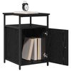 vidaXL Cabinet de chevet Ch&ecirc;ne noir Bois d'ing&eacute;nierie