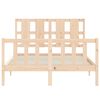 vidaXL Cadre de lit sans matelas 140x190 cm bois de pin massif