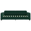 vidaXL Lit de repos sans matelas vert fonc&eacute; 100x200 cm velours