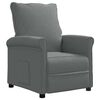 vidaXL Fauteuil inclinable Gris fonc&eacute; Tissu