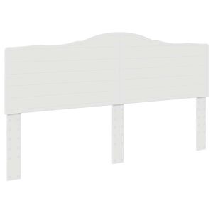 vidaXL T&ecirc;te de lit Blanc 200 cm Bois d'ing&eacute;nierie