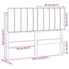 vidaXL T&ecirc;te de lit capitonn&eacute;e Marron et Noir 120 cm Pin massif
