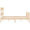 vidaXL Cadre de lit sans matelas 140x190 cm bois de pin massif